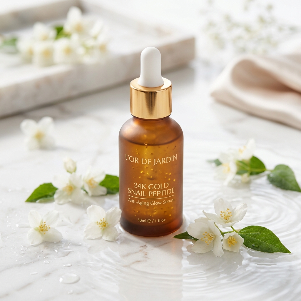 24K Pure Gold Snail Peptide Miracle Glow & Anti-Aging Serum